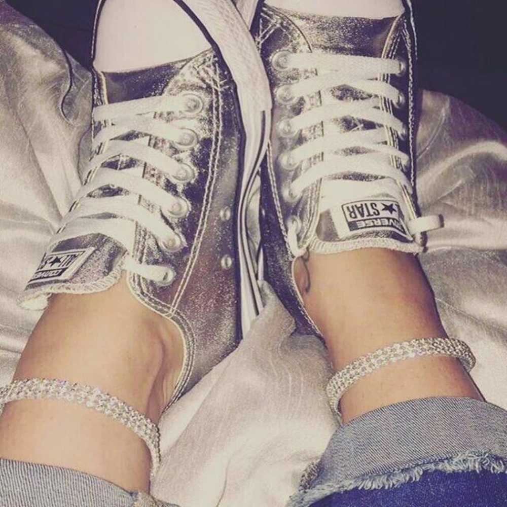 3 Row Tennis Anklet